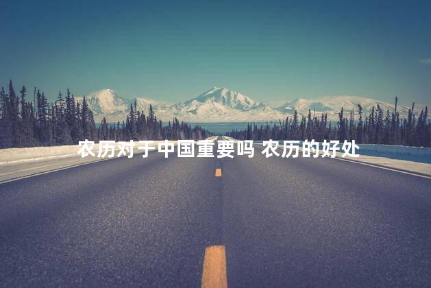 农历对于中国重要吗 农历的好处